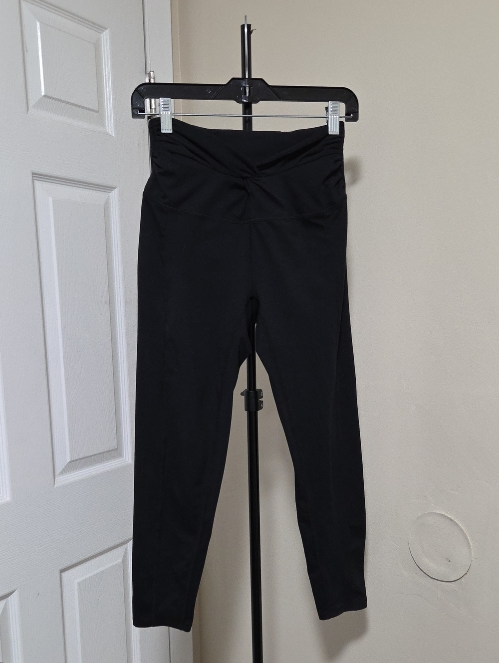 FP Movement by Free People Black Twisted-Waist High-Rise Leggings